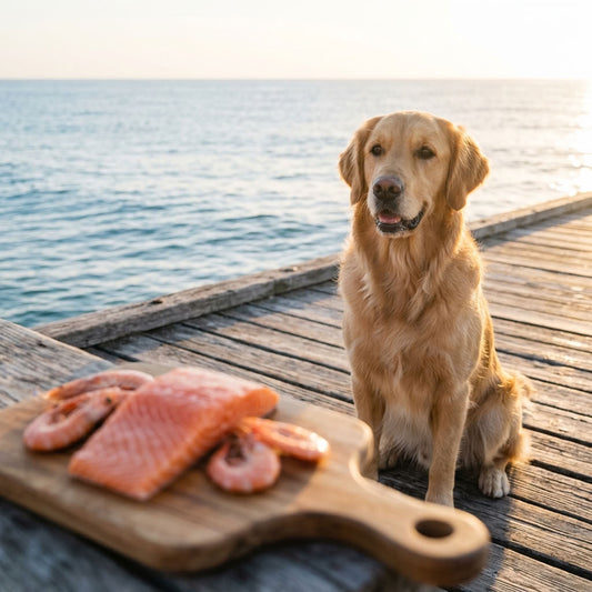 Chien en bonne santé et sources d'oméga-3 : huile de krill et huile de saumon