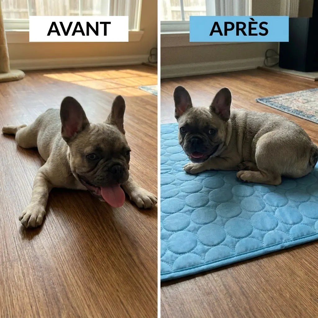 Tapis rafraîchissant SKWAT FRESH technologie Silk Cool pour chien et chat - solution anti-chaleur sans gel ni électricité