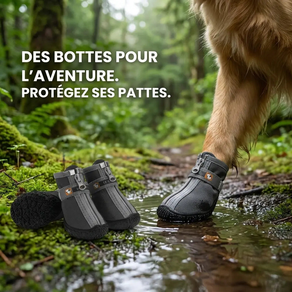 Chaussures antidérapantes pour chien — vue d'ensemble produit