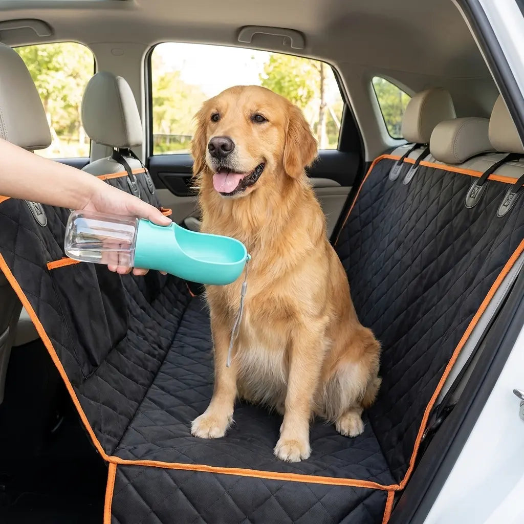 Housse siège auto imperméable pour chien - protection complète arrière véhicule