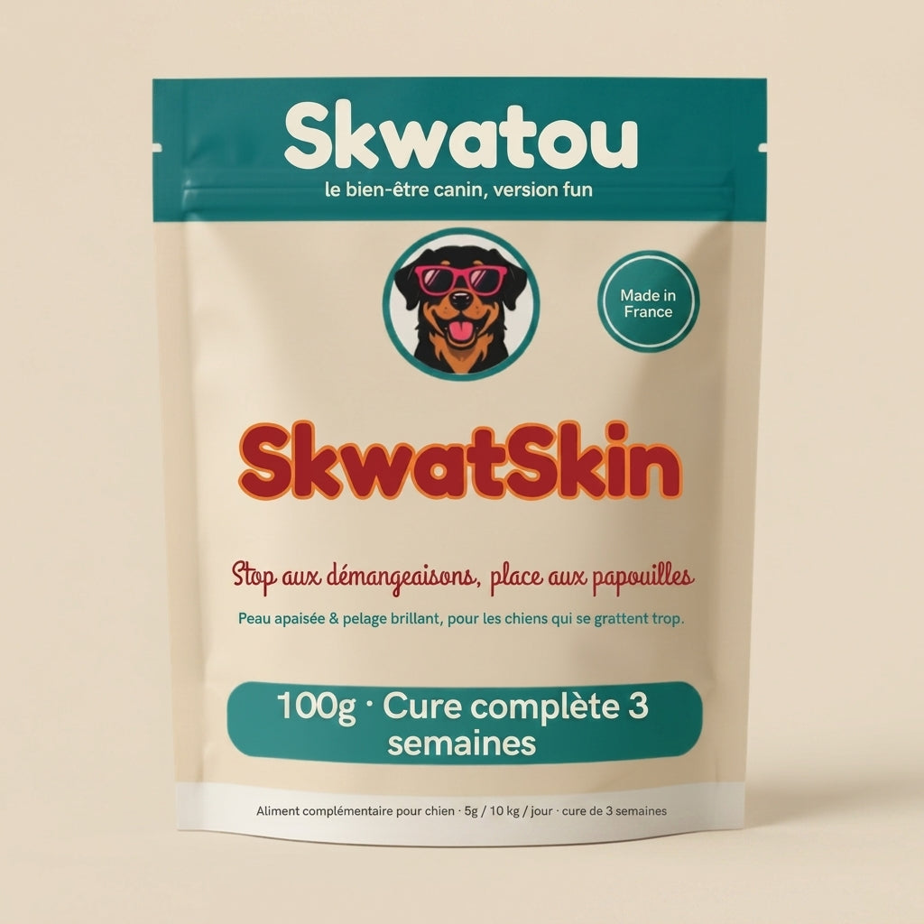 SkwatSkin Complexe Epiderme — Apaisant Peau Sensible pour Chien