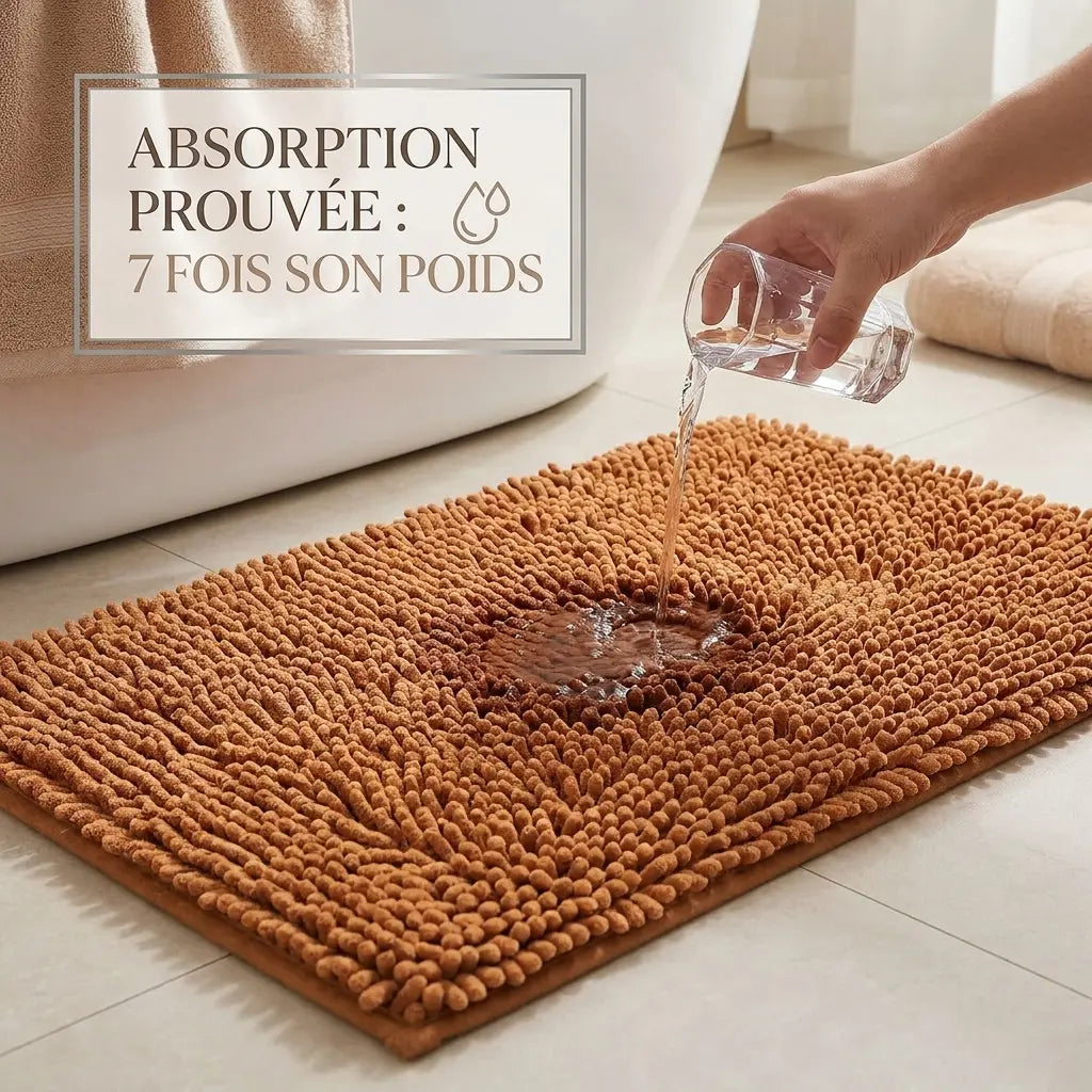 Coloris disponibles du Tapis Hygiène SKWATOU — Beige, Gris et Marron pour s'intégrer à toutes les décos