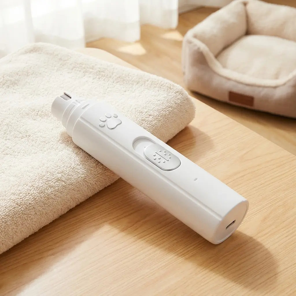 Lime à ongles Électrique Silencieux pour Chiens et Chats Sans Stress, Sans Coupure