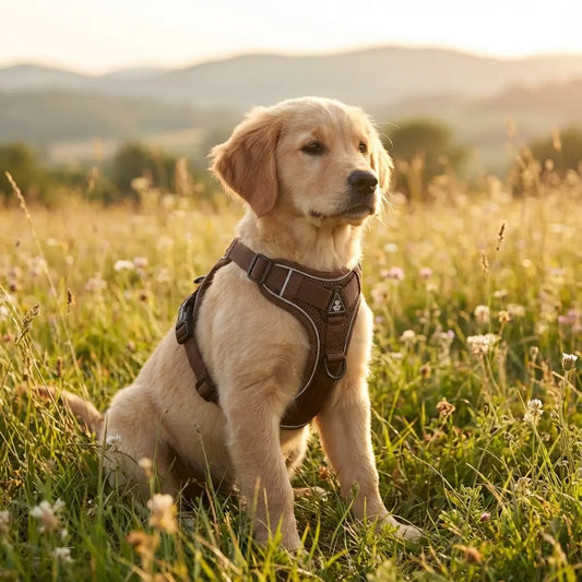 Harnais anti-traction pour petits chiens et chiots